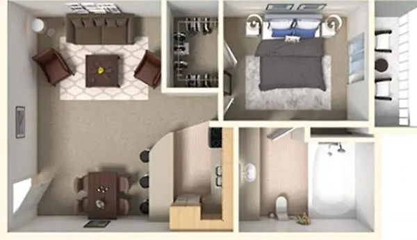248 Fully Furnished 1Br Suite-Pet Friendly Скоттсдейл 0*,